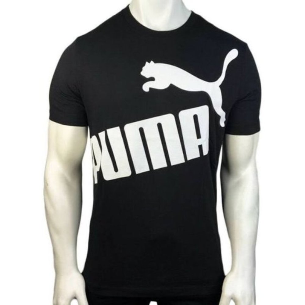 PUMA OFF SET TEE MEN'S BLACK SHORT SLEEVE